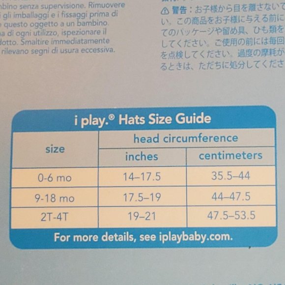 I Play Bucket Sun Hat 9-18 Months Navy - Picture 7 of 7